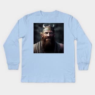 Viking Raider Kids Long Sleeve T-Shirt